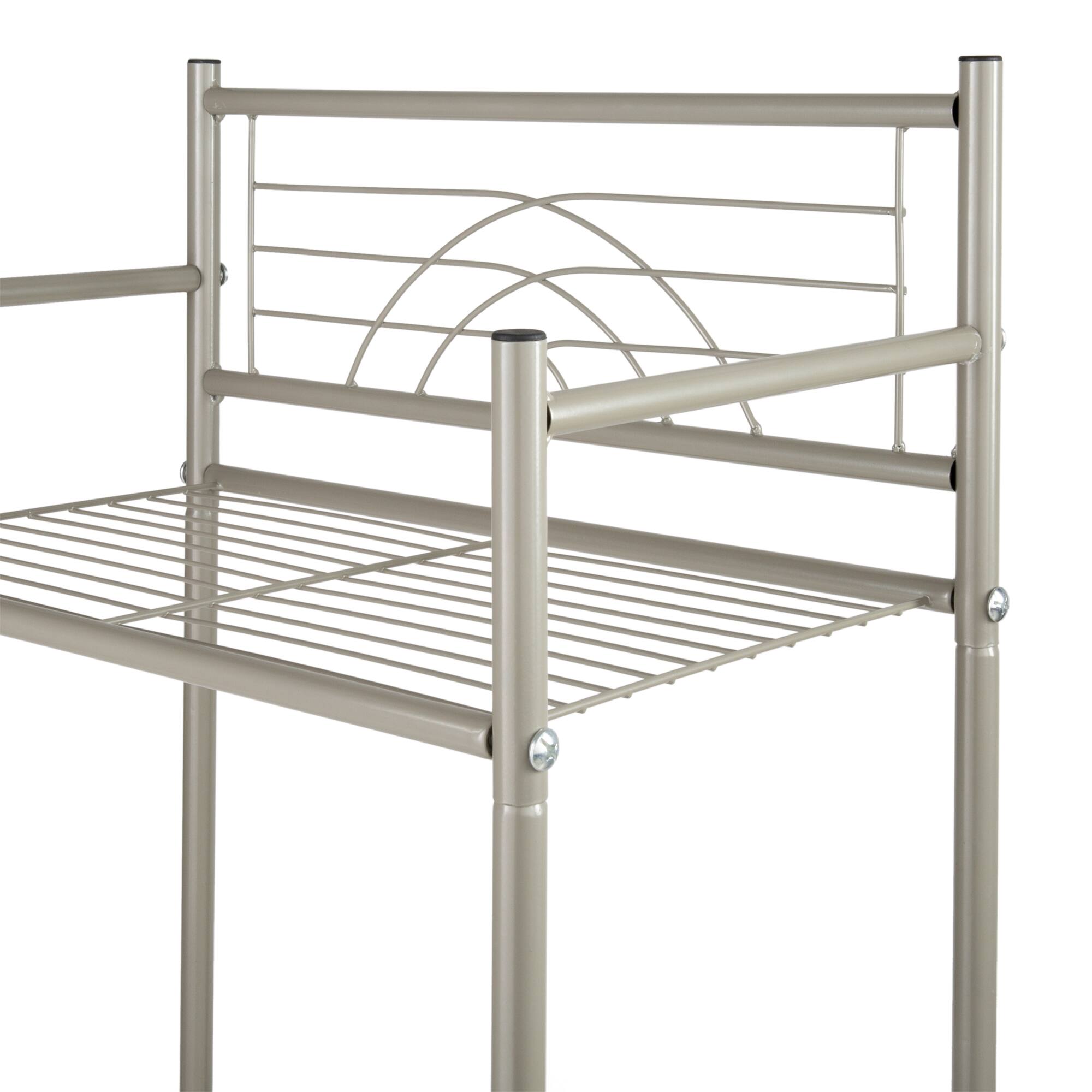 Bath Bliss Satin Nickel Bronze 3-Tier Storage Shelf